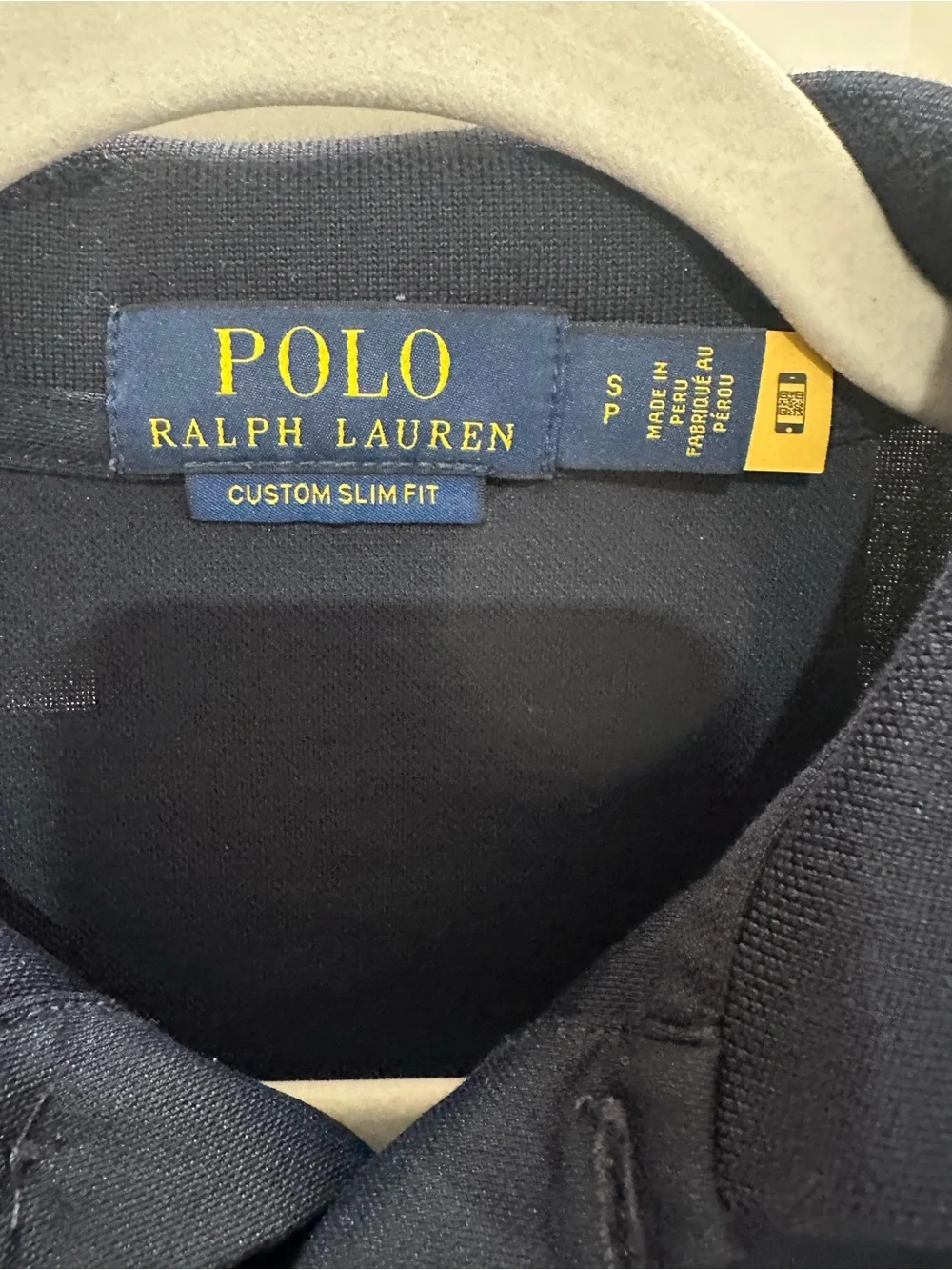 Ralph Lauren Navy Polo with White Trim
